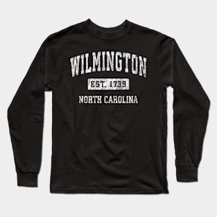 Wilmington North Carolina Nc Established Sports Long Sleeve T-Shirt